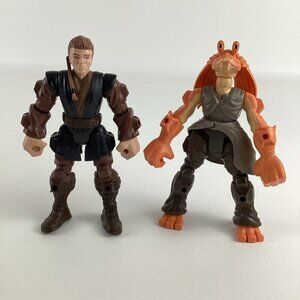 Star Wars Hero Mashers Anakin Skywalker Jar Jar Binks Action Figures Lot Hasbro